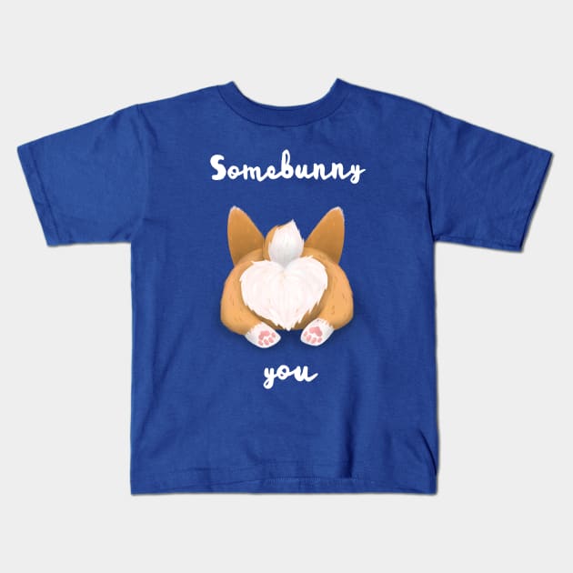 Somebunny loves you Kids T-Shirt by CorinnaSchlachter